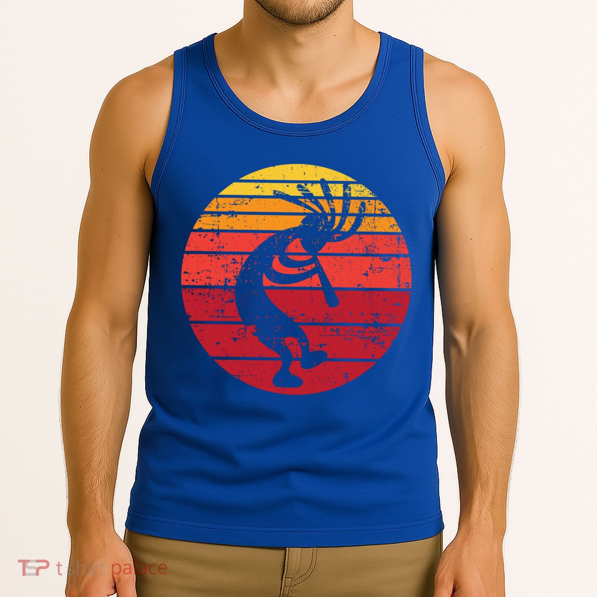 Dancing Kokopelli Southwestern Usa Native American Symbol Gift Tank Top