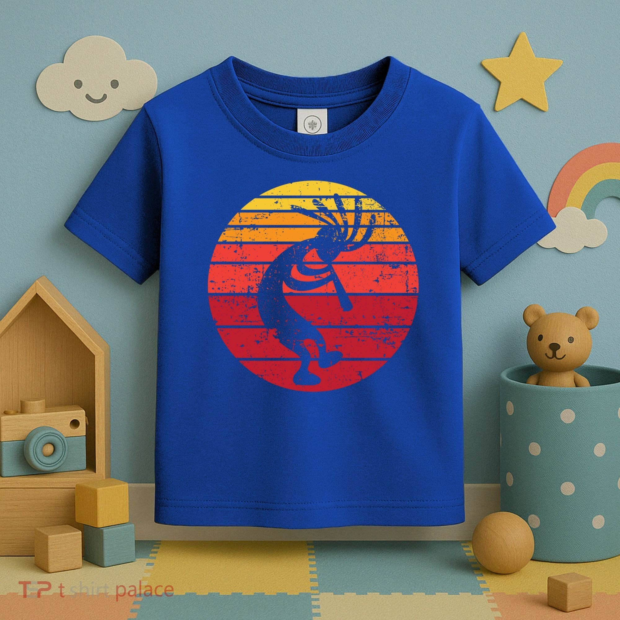 Dancing Kokopelli Southwestern Usa Native American Symbol Gift Toddler T-Shirt