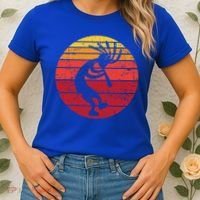 Dancing Kokopelli Southwestern Usa Native American Symbol Gift Women's T-Shirt thumb 2