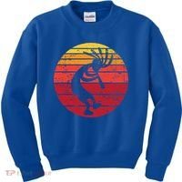 Dancing Kokopelli Southwestern Usa Native American Symbol Gift Kids Sweatshirt thumb 0