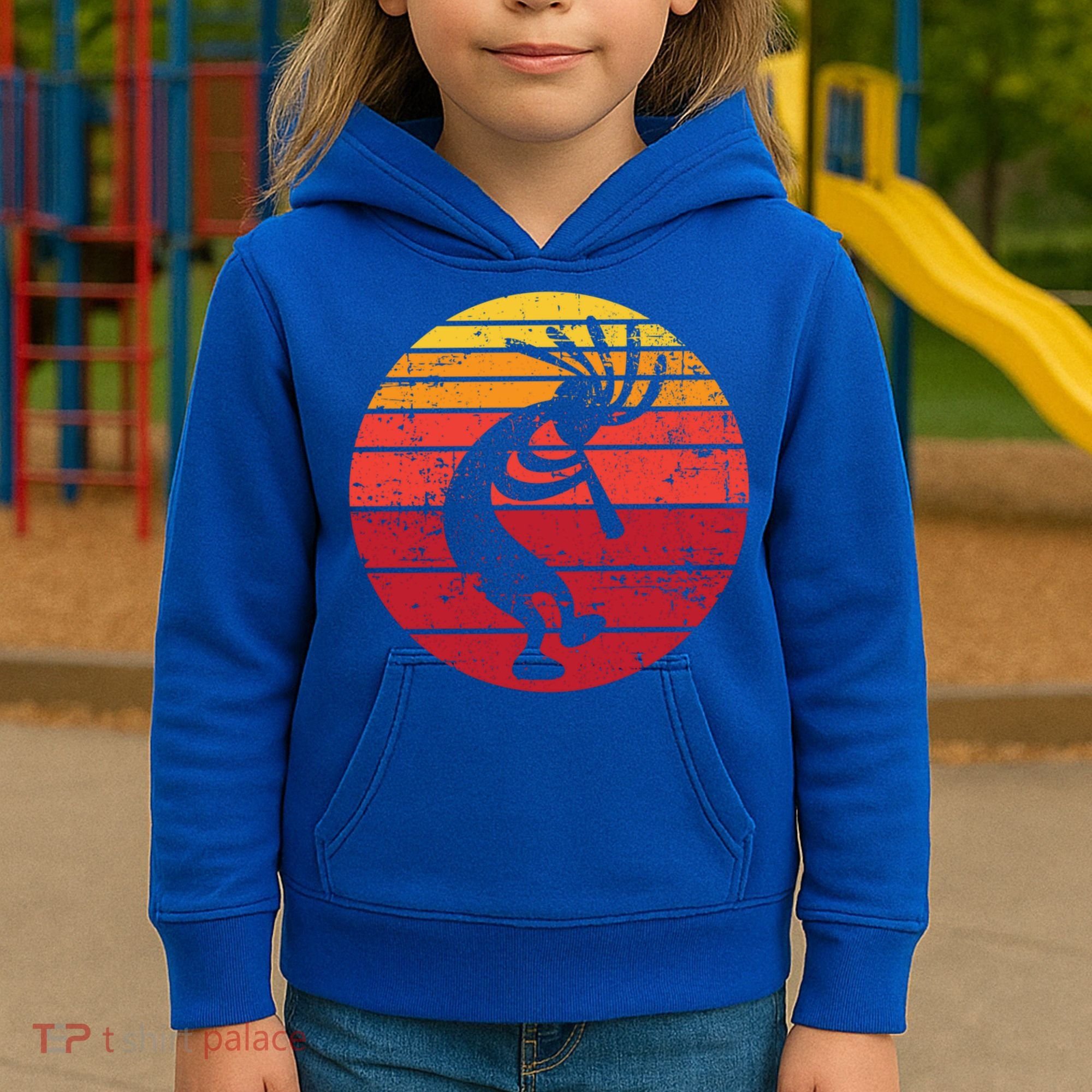 Dancing Kokopelli Southwestern Usa Native American Symbol Gift Kids Hoodie