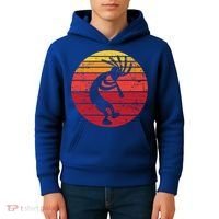 Dancing Kokopelli Southwestern Usa Native American Symbol Gift Kids Hoodie thumb 4