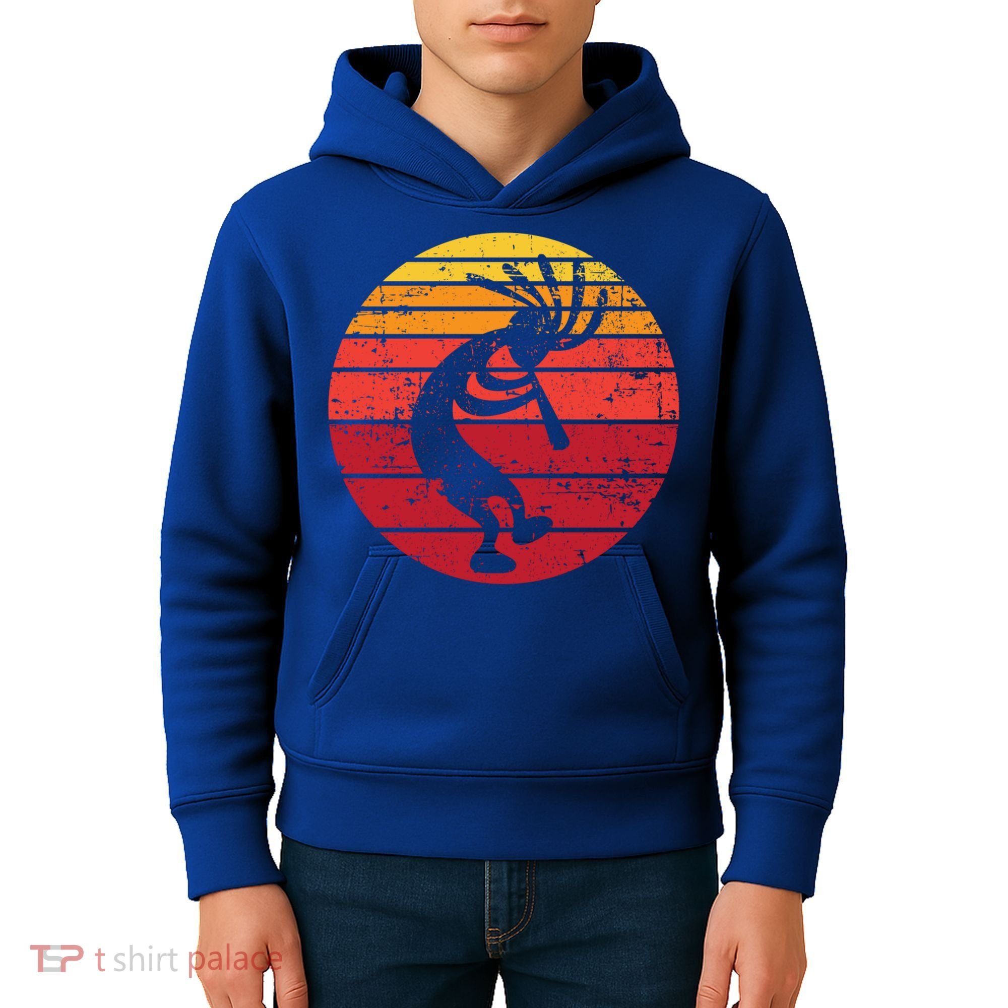 Dancing Kokopelli Southwestern Usa Native American Symbol Gift Kids Hoodie