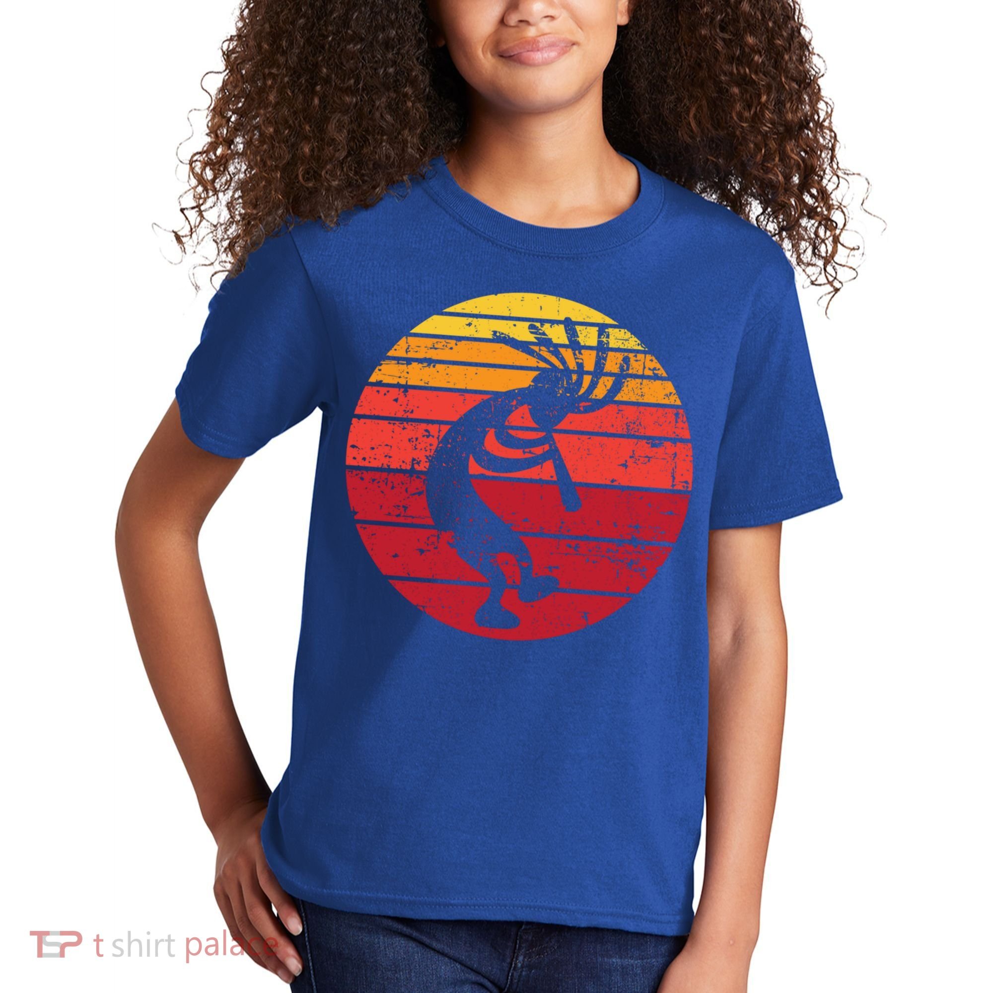 Dancing Kokopelli Southwestern Usa Native American Symbol Gift Kids T-Shirt