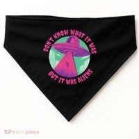 Don't Know What It Was But It Was Aliens USA-Made Doggie Bandana thumb 0