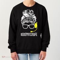 Dispatch Life 911 Dispatcher Thin Gold Line Operator Women's Sweatshirt thumb 0