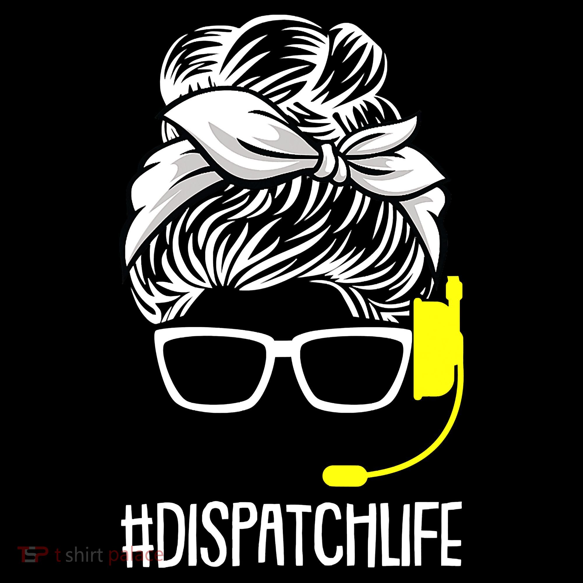 Dispatch Life 911 Dispatcher Thin Gold Line Operator Button