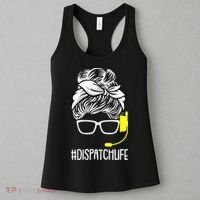 Dispatch Life 911 Dispatcher Thin Gold Line Operator Women's Tank Top thumb 3
