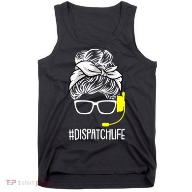 Dispatch Life 911 Dispatcher Thin Gold Line Operator Tank Top