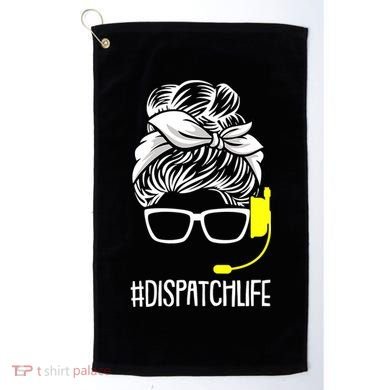 Dispatch Life 911 Dispatcher Thin Gold Line Operator Golf Towel