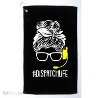 Dispatch Life 911 Dispatcher Thin Gold Line Operator Golf Towel thumb 0