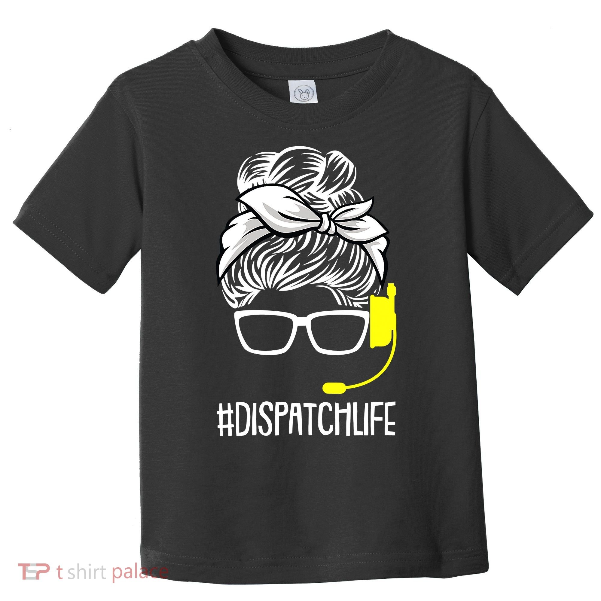 Dispatch Life 911 Dispatcher Thin Gold Line Operator Toddler T-Shirt