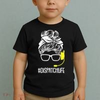 Dispatch Life 911 Dispatcher Thin Gold Line Operator Toddler T-Shirt thumb 2