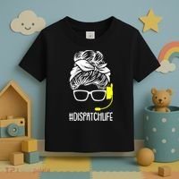 Dispatch Life 911 Dispatcher Thin Gold Line Operator Toddler T-Shirt thumb 3