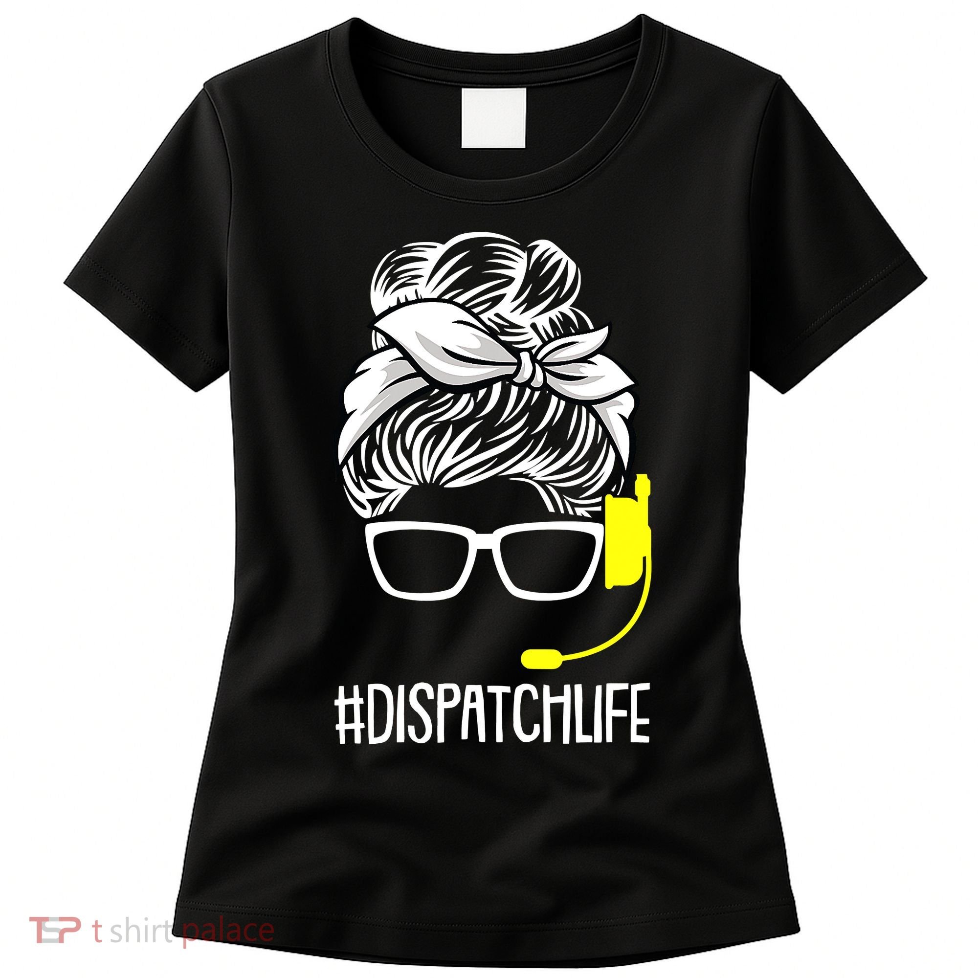 Dispatch Life 911 Dispatcher Thin Gold Line Operator Women's T-Shirt