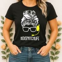 Dispatch Life 911 Dispatcher Thin Gold Line Operator Women's T-Shirt thumb 2