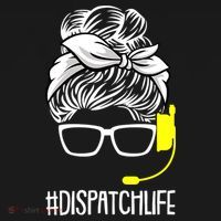 Dispatch Life 911 Dispatcher Thin Gold Line Operator Women's V-Neck T-Shirt thumb 4