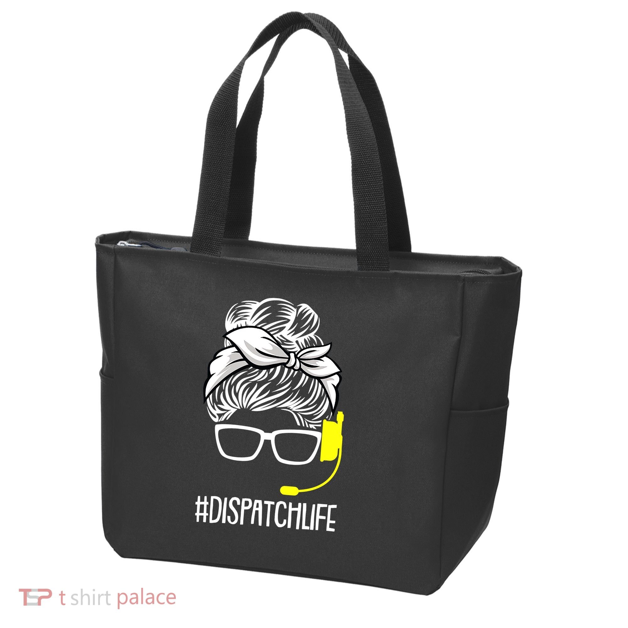 Dispatch Life 911 Dispatcher Thin Gold Line Operator Tote Bag