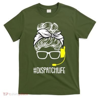 Dispatch Life 911 Dispatcher Thin Gold Line Operator T-Shirt