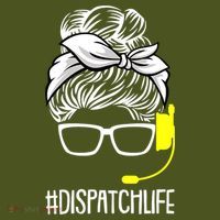 Dispatch Life 911 Dispatcher Thin Gold Line Operator Mousepad thumb 1