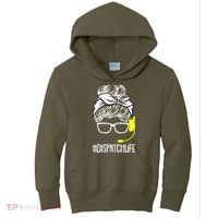 Dispatch Life 911 Dispatcher Thin Gold Line Operator Kids Hoodie thumb 0
