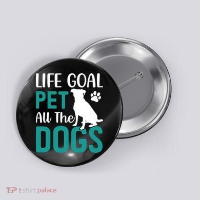 Dog Lovers Apparel Button