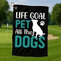 Dog Lovers Apparel Golf Towel thumb 1