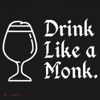 Drink Like A Monk, For Belgian Crafts Beer Lovers Long Sleeve Shirt thumb 2