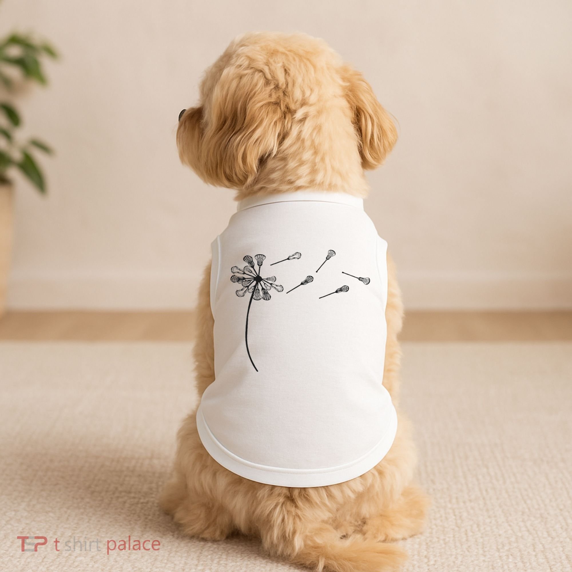 Dandelion Lacrosse And Lax Accessories Lacrosse Mom Doggie Tank