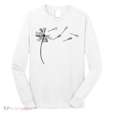 Dandelion Lacrosse And Lax Accessories Lacrosse Mom Long Sleeve Shirt