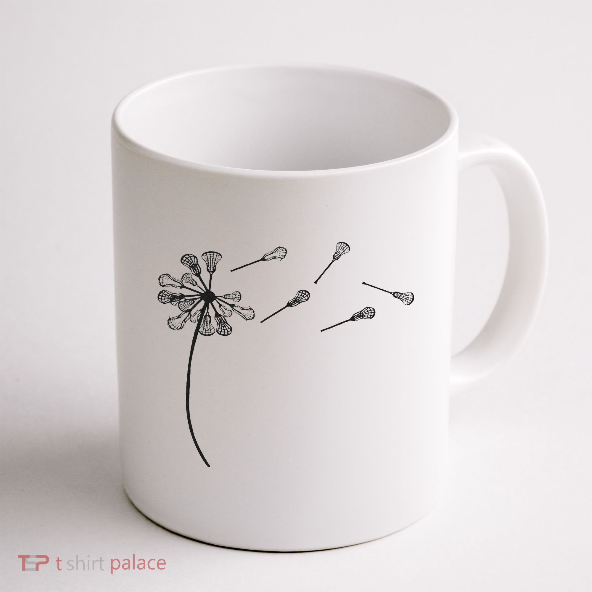 Dandelion Lacrosse And Lax Accessories Lacrosse Mom Coffee Mug