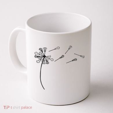 Dandelion Lacrosse And Lax Accessories Lacrosse Mom Coffee Mug