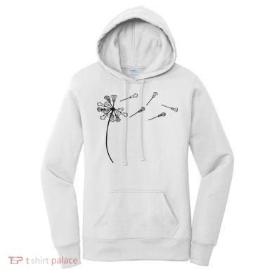 Dandelion Lacrosse And Lax Accessories Lacrosse Mom Women's Hoodie