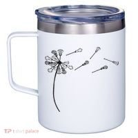 Dandelion Lacrosse And Lax Accessories Lacrosse Mom 12oz Stainless Steel Coffee Mug thumb 2