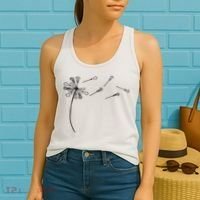 Dandelion Lacrosse And Lax Accessories Lacrosse Mom Women's Tank Top thumb 2