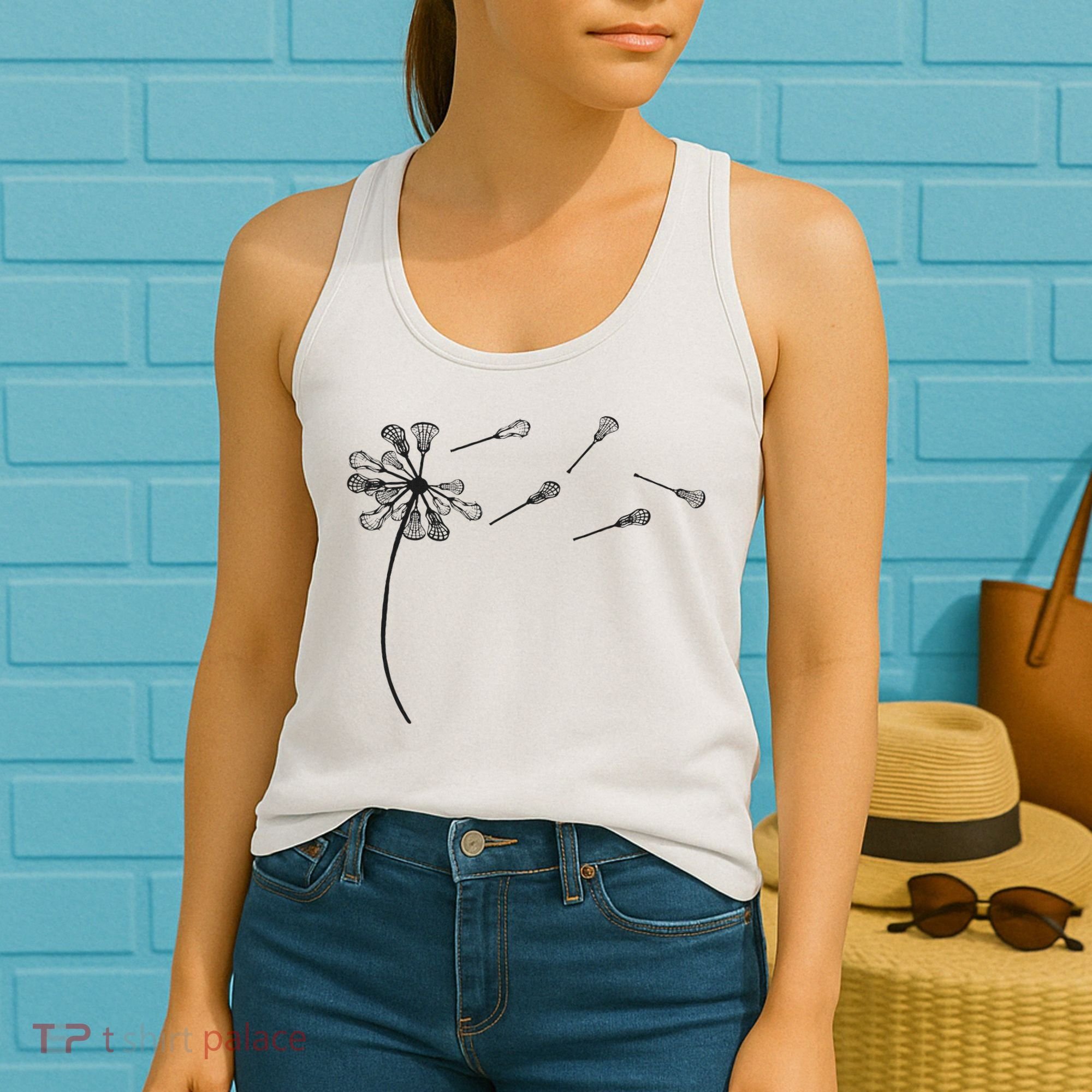 Dandelion Lacrosse And Lax Accessories Lacrosse Mom Women's Tank Top