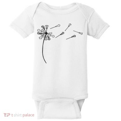 Dandelion Lacrosse And Lax Accessories Lacrosse Mom Baby Bodysuit