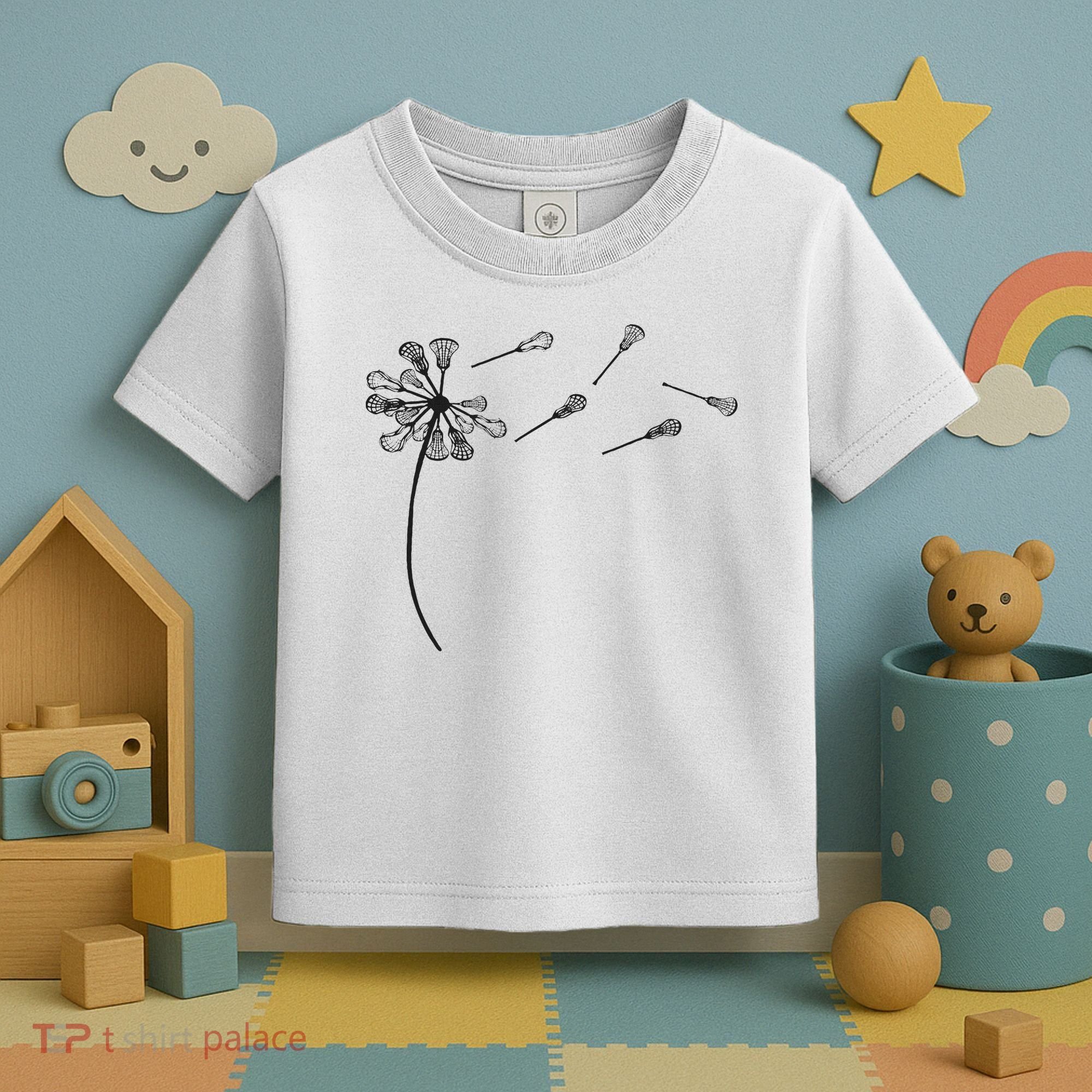 Dandelion Lacrosse And Lax Accessories Lacrosse Mom Toddler T-Shirt