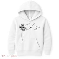 Dandelion Lacrosse And Lax Accessories Lacrosse Mom Kids Hoodie thumb 0