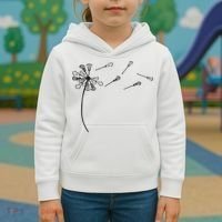 Dandelion Lacrosse And Lax Accessories Lacrosse Mom Kids Hoodie thumb 3