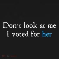 Don´T Look At Me I Voted For Her Baby Bodysuit thumb 2