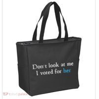 Don´T Look At Me I Voted For Her Tote Bag thumb 2