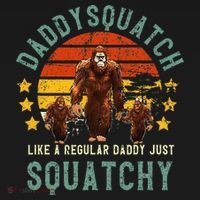 Daddysquatch Like A Daddy Just Way More Squatchy Father Day Apron thumb 3