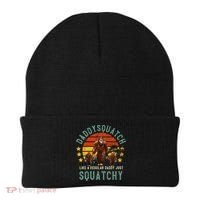 Daddysquatch Like A Daddy Just Way More Squatchy Father Day Beanie thumb 0