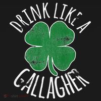 DRINK LIKE A GALLAGHER St Patrick's Day Polo thumb 3