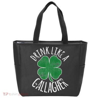 DRINK LIKE A GALLAGHER St Patrick's Day Tote Bag