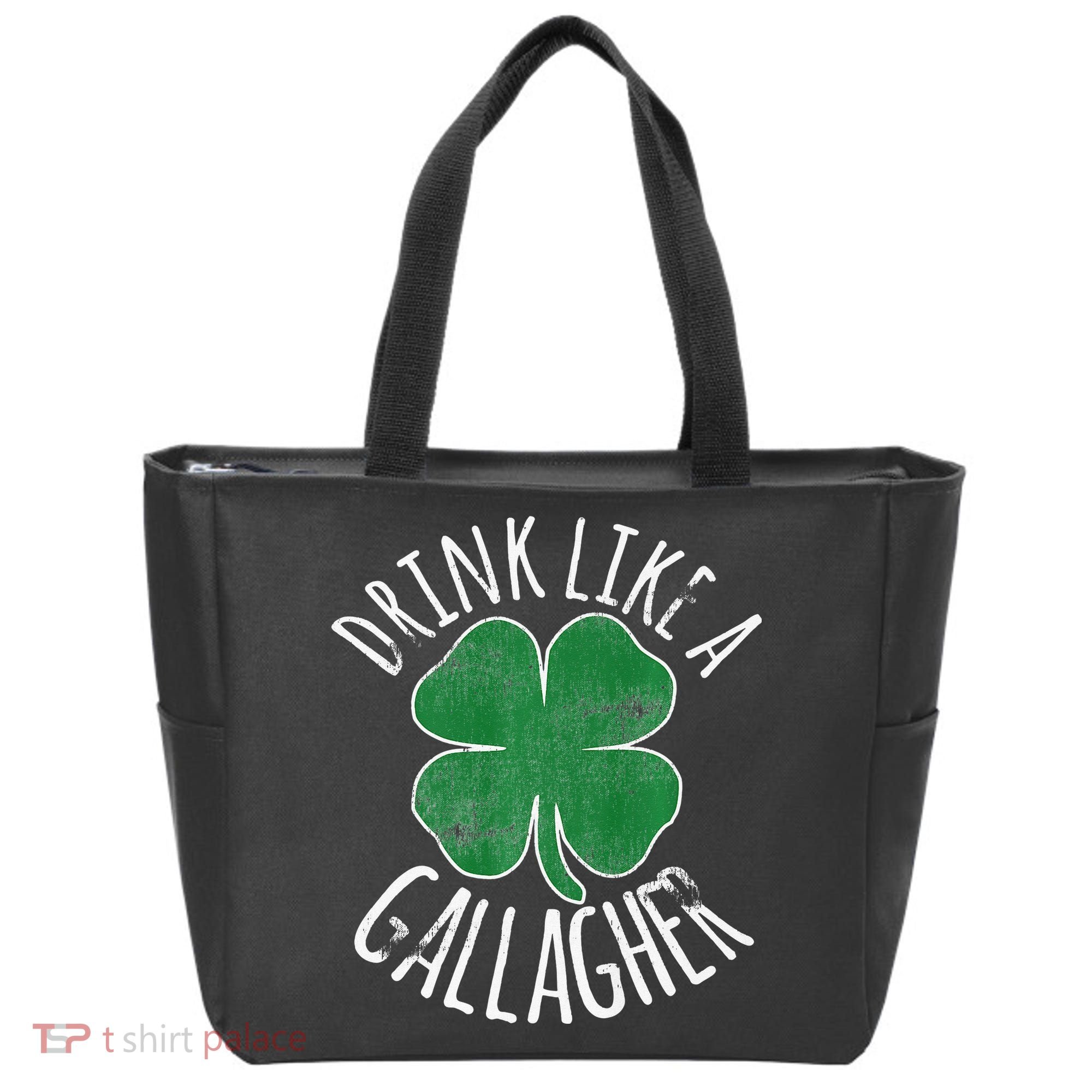 DRINK LIKE A GALLAGHER St Patrick's Day Tote Bag