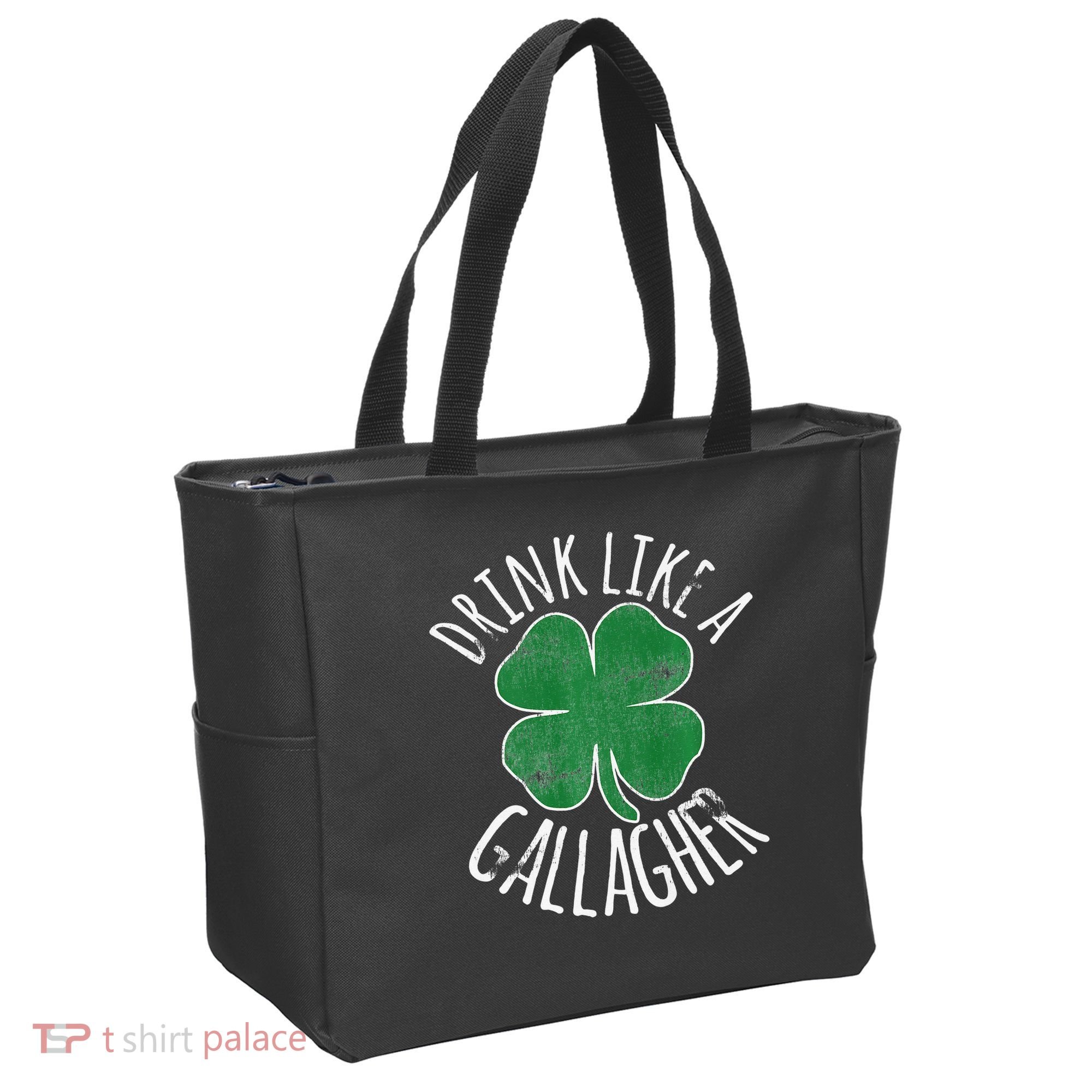 DRINK LIKE A GALLAGHER St Patrick's Day Tote Bag