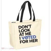 DonT Look At Me I Voted For Her Tote Bag thumb 2