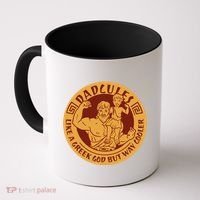 Dadcules Like A Greek God But Way Cooler Father's Day Coffee Mug thumb 0